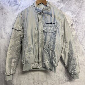 Vintage Swingster Goodyear Race Jacket Mens Medium 21x24.5 Bomber